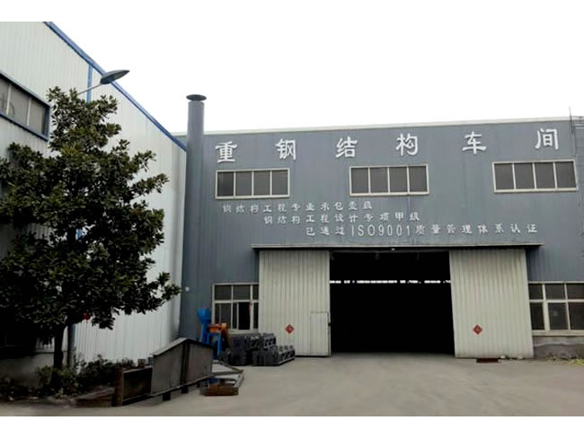 酒泉网架加工车间